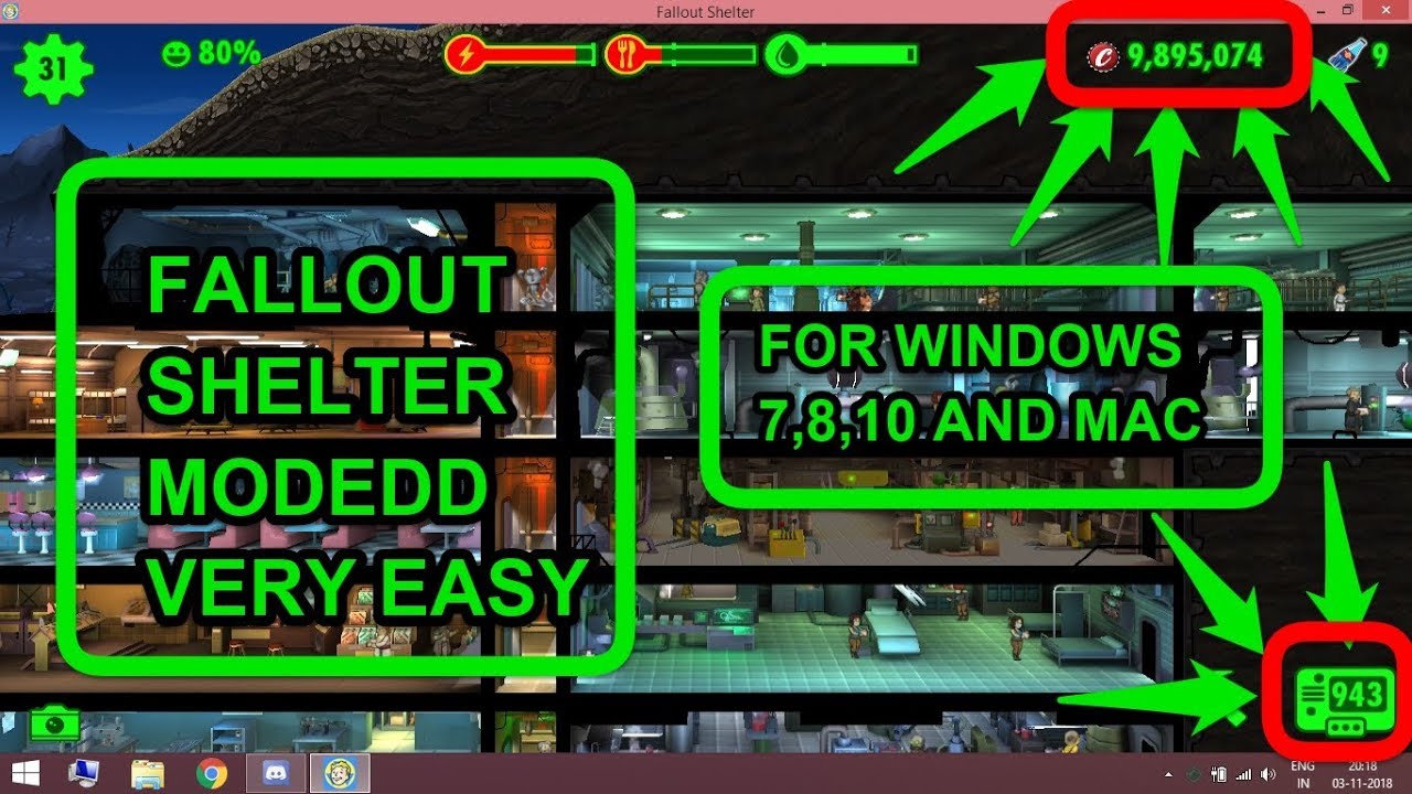 fallout shelter steam hacks and cheats